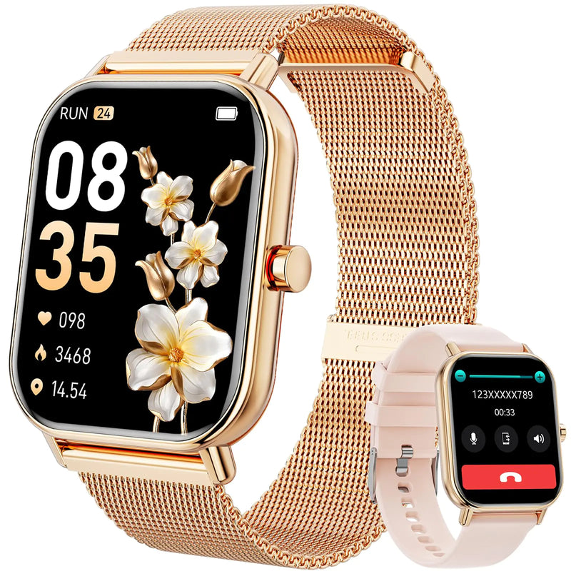 Smart Watch for Women Men Fitness Tracker Watch for Android Phones iPhone Compatible 1.85